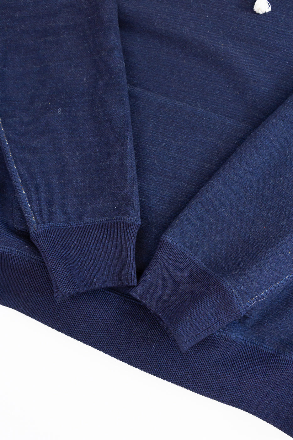 Pullover Hoodie - Real Indigo Blanket Striped French Terry