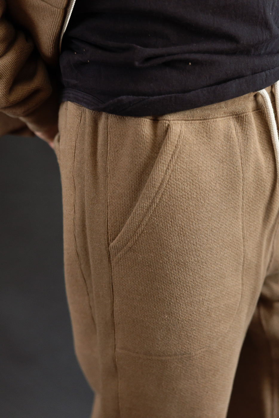 Sweatpant - Iron Mordant Double Heavyweight French Terry Foxfibre® - Coyote 80