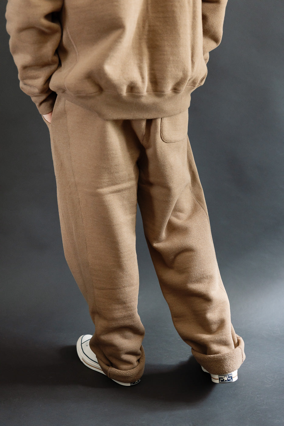 Sweatpant - Iron Mordant Double Heavyweight French Terry Foxfibre® - Coyote 80