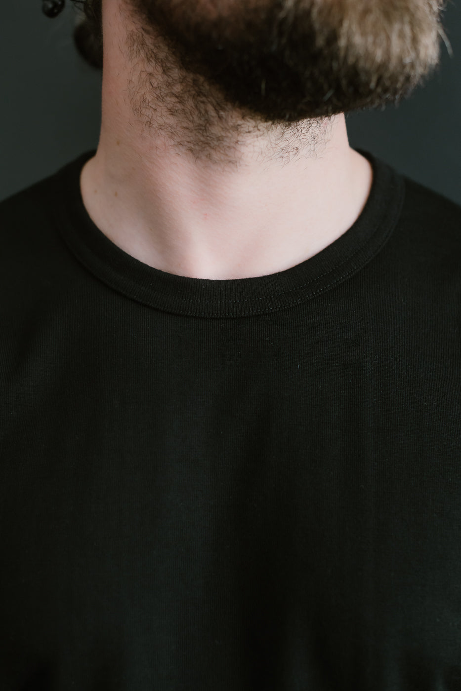 Ultimate Pima Tsuriami Crewneck T-Shirt - Black