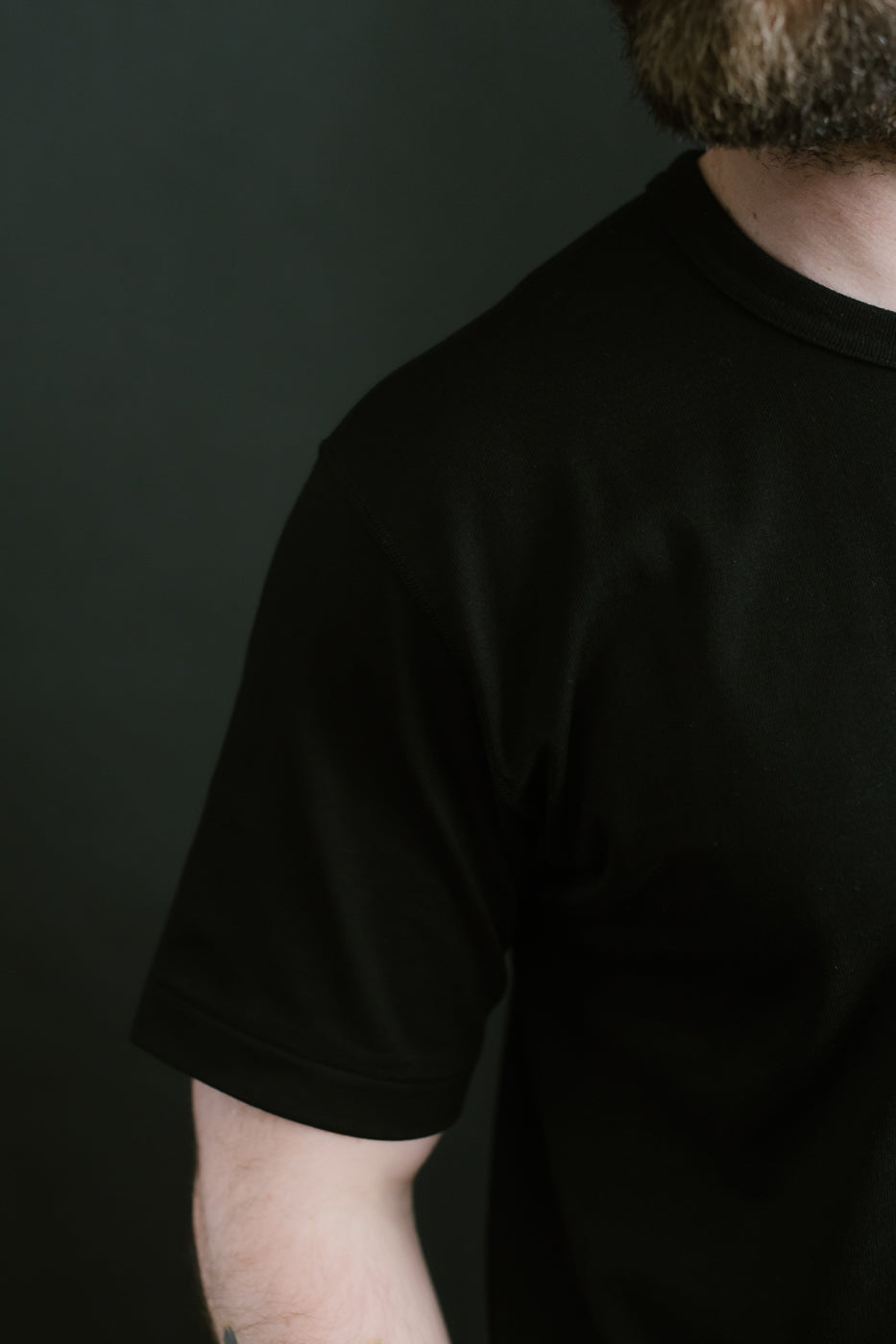 Ultimate Pima Tsuriami Crewneck T-Shirt - Black