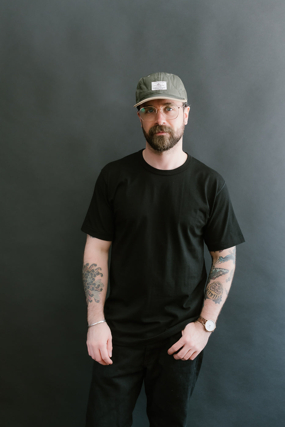Ultimate Pima Tsuriami Crewneck T-Shirt - Black
