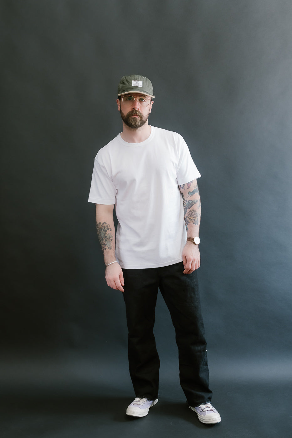 Ultimate Pima Tsuriami Crewneck T-Shirt - White