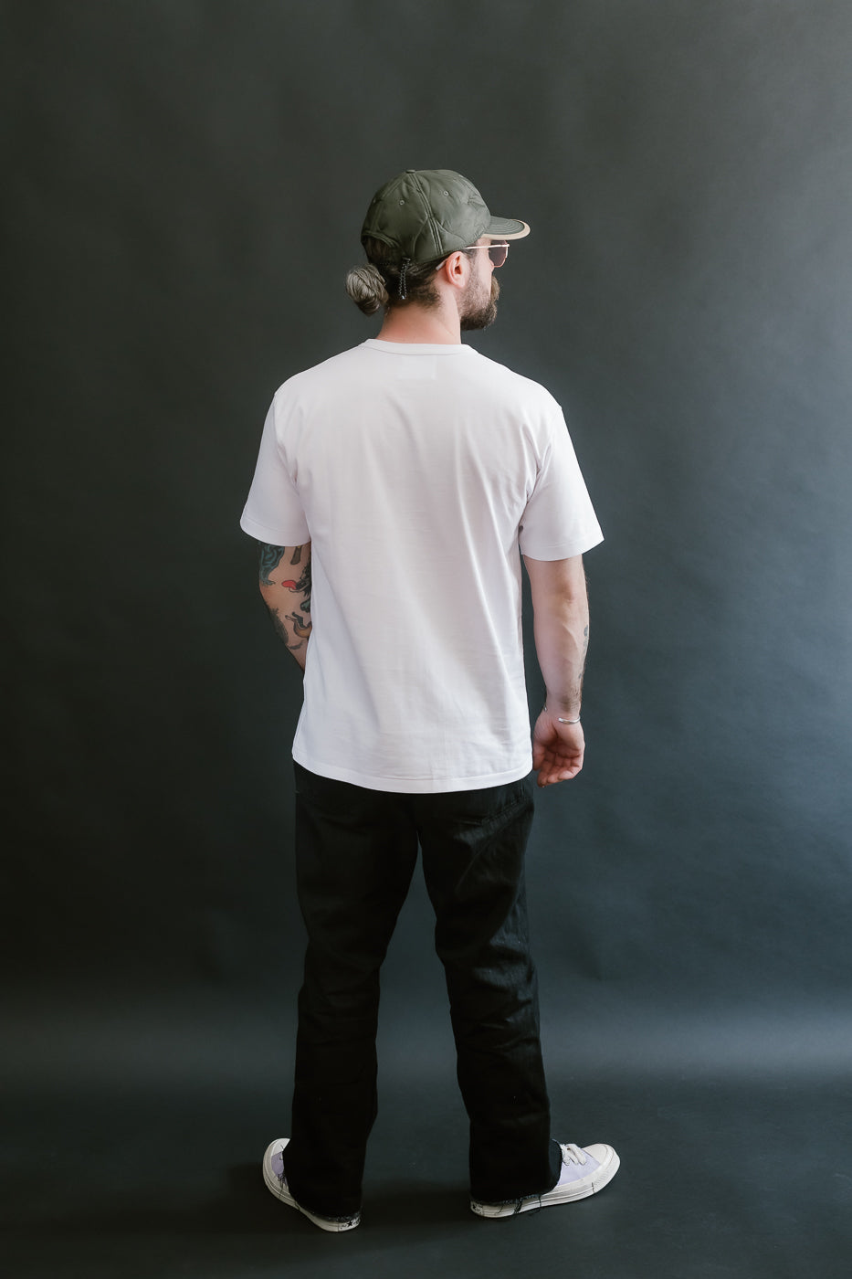 Ultimate Pima Tsuriami Crewneck T-Shirt - White