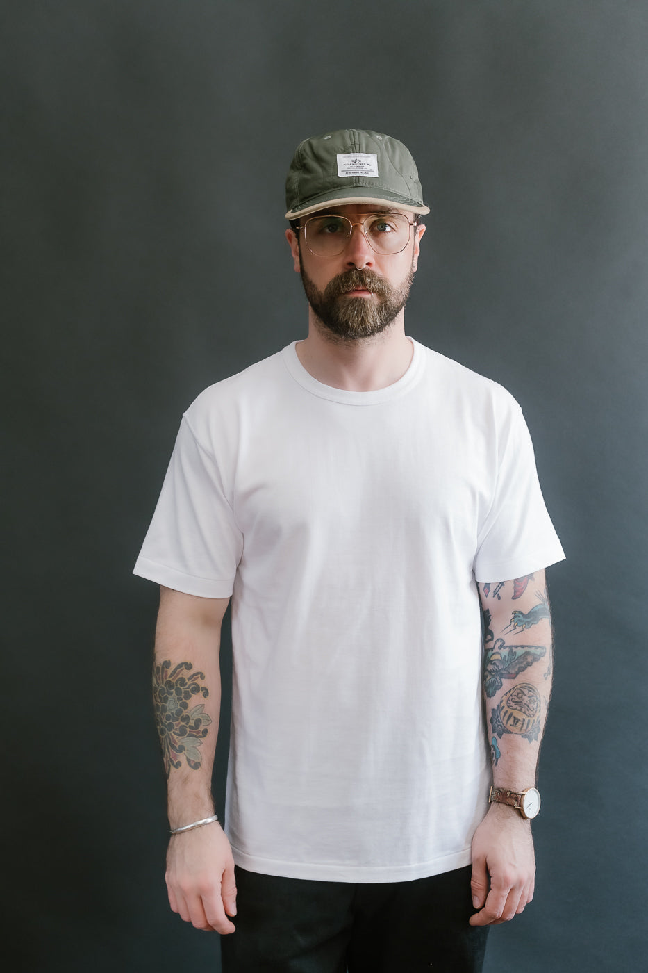 Ultimate Pima Tsuriami Crewneck T-Shirt - White