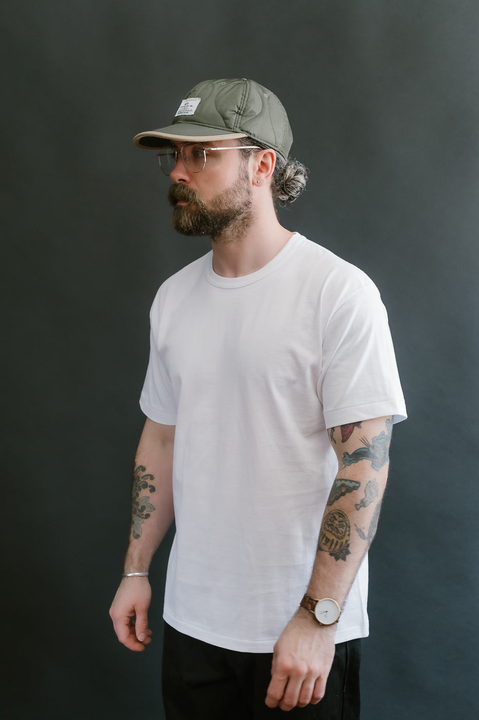 Ultimate Pima Tsuriami Crewneck T-Shirt - White