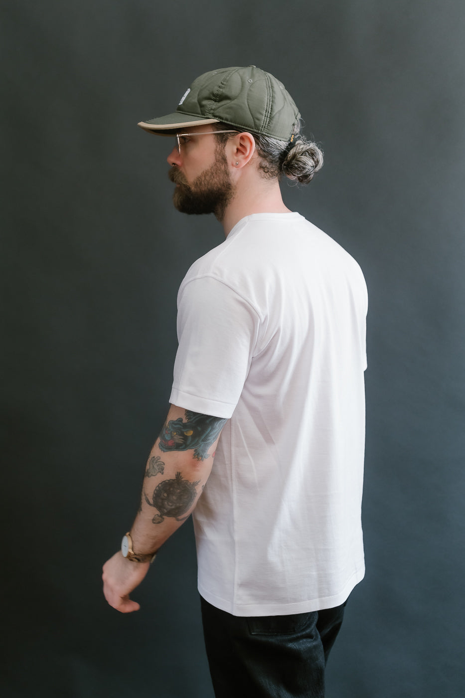 Ultimate Pima Tsuriami Crewneck T-Shirt - White