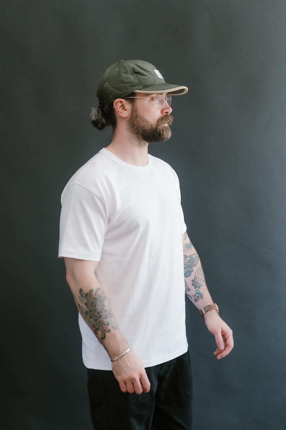 Ultimate Pima Tsuriami Crewneck T-Shirt - White