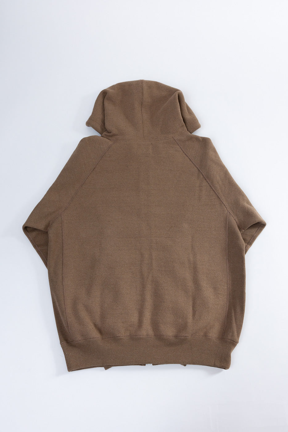 Zip Hoodie - Iron Mordant Double Heavyweight French Terry Foxfibre® - Coyote 80