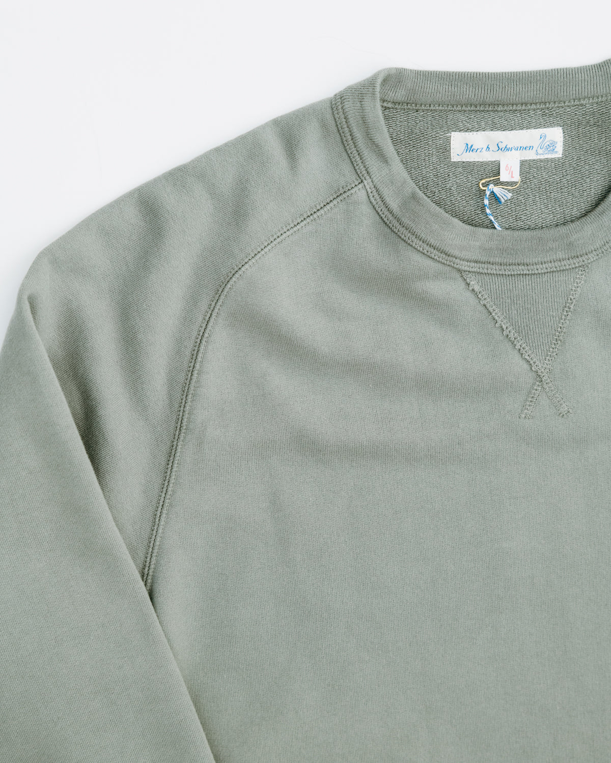 349VF.40 - 12oz Loopwheeled Sweatshirt Vintage Washed Oversized Fit - Army