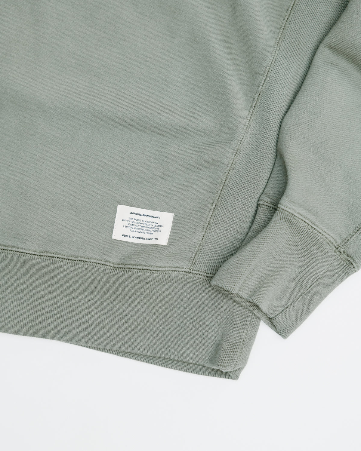 349VF.40 - 12oz Loopwheeled Sweatshirt Vintage Washed Oversized Fit - Army