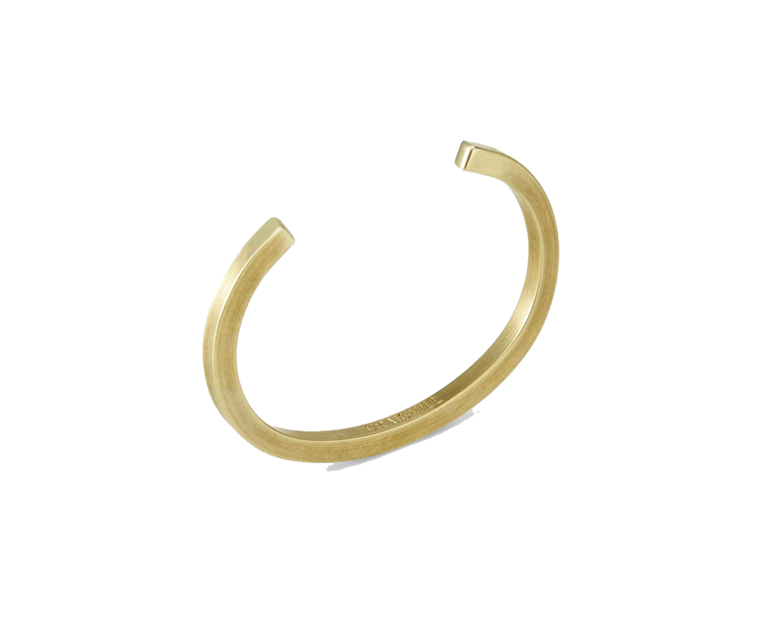 Uniform Square Cuff - Brass