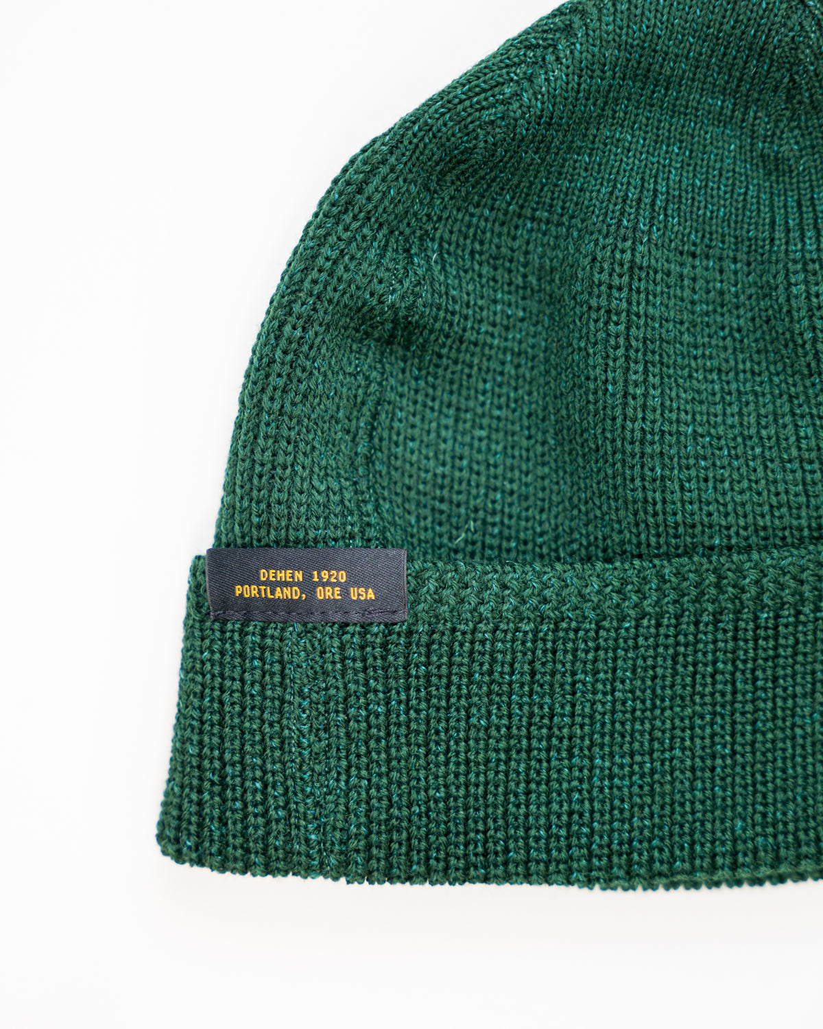 Wool Knit Watch Cap - Pine
