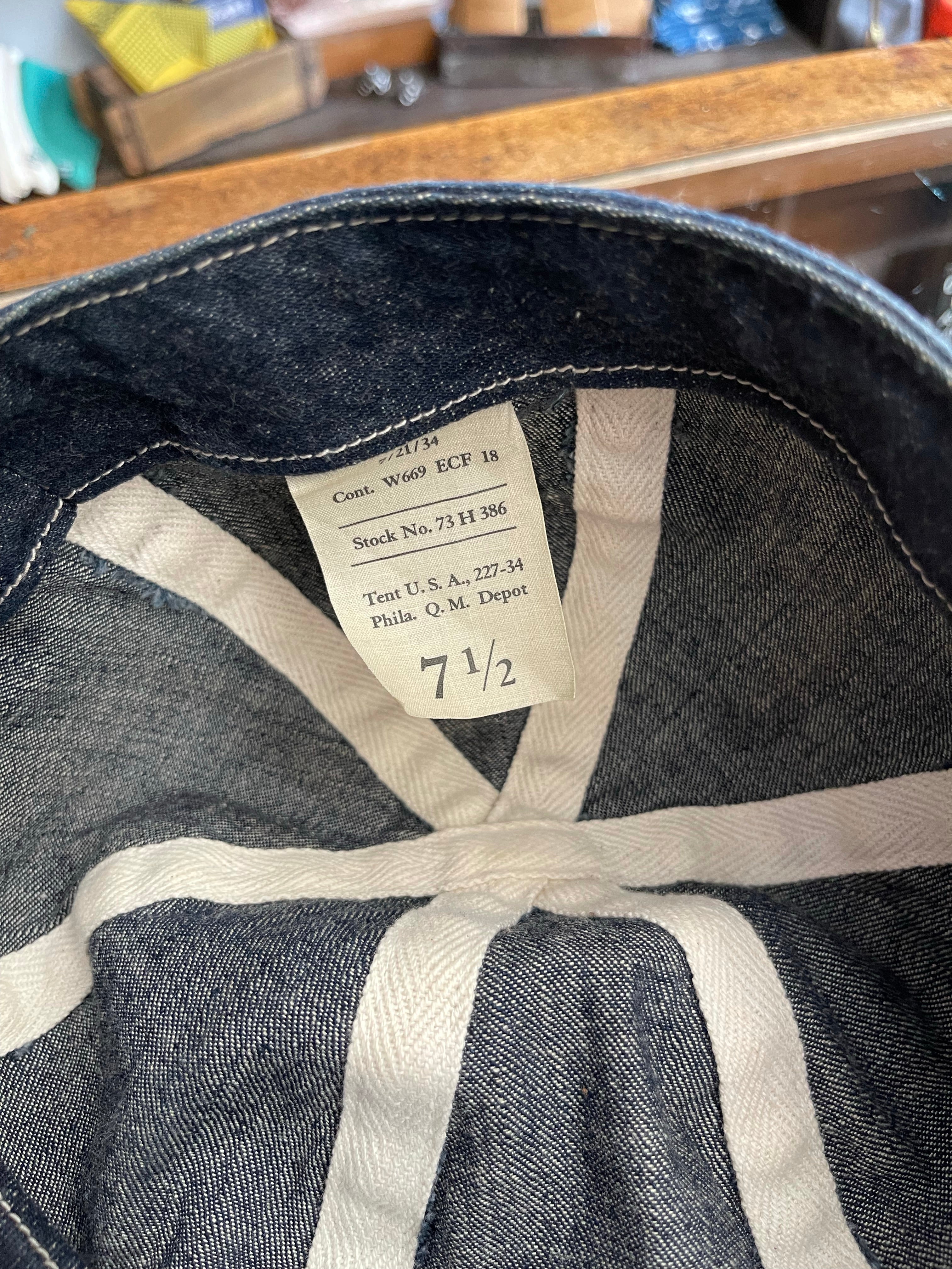 Gently Used Made in Japan 2-Hat Bundle - Indigo, Indigo