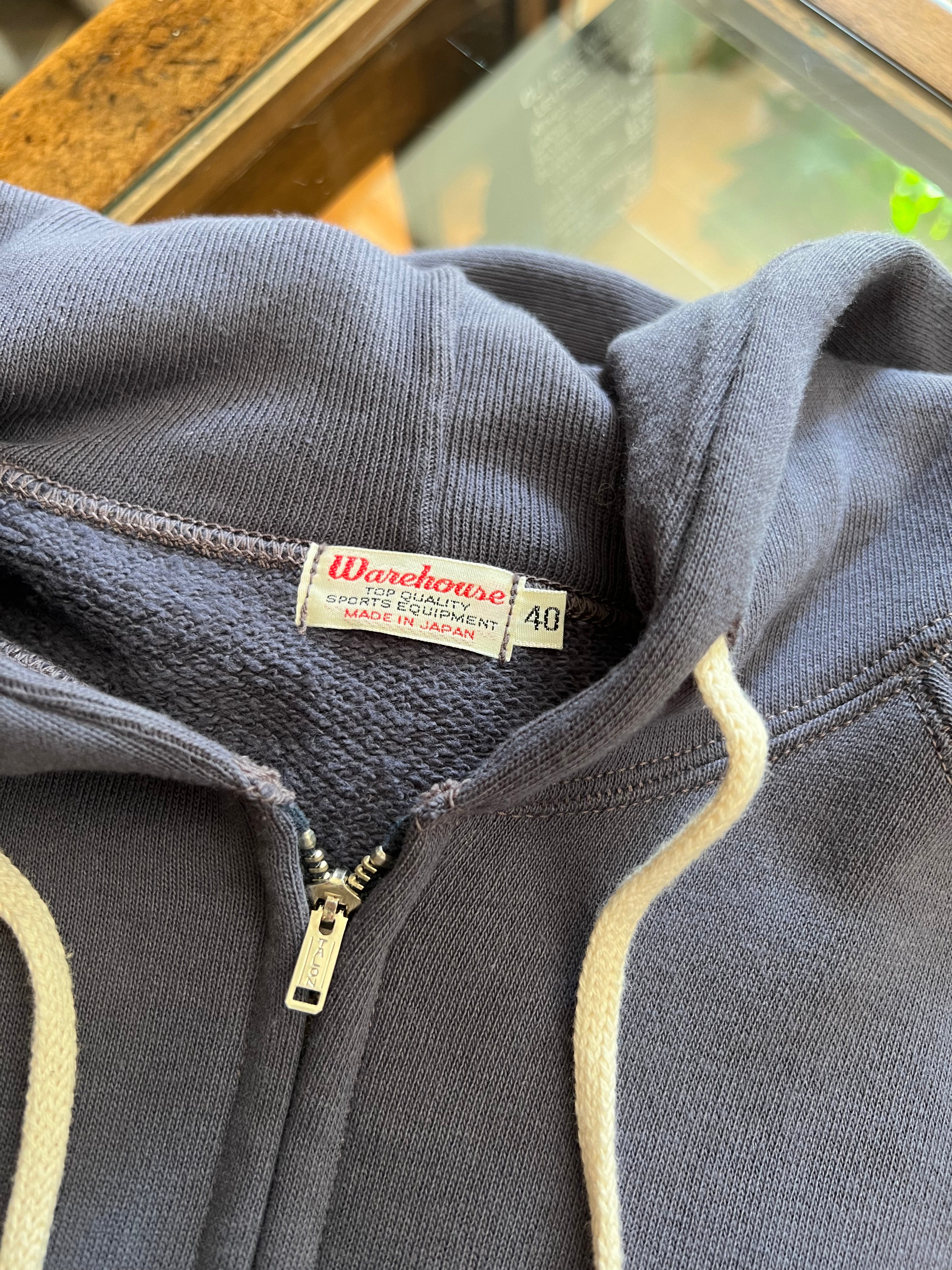 Gently Used Warehouse & Co. Loopwheel Full-Zip Hoodie - Eggplant - 40