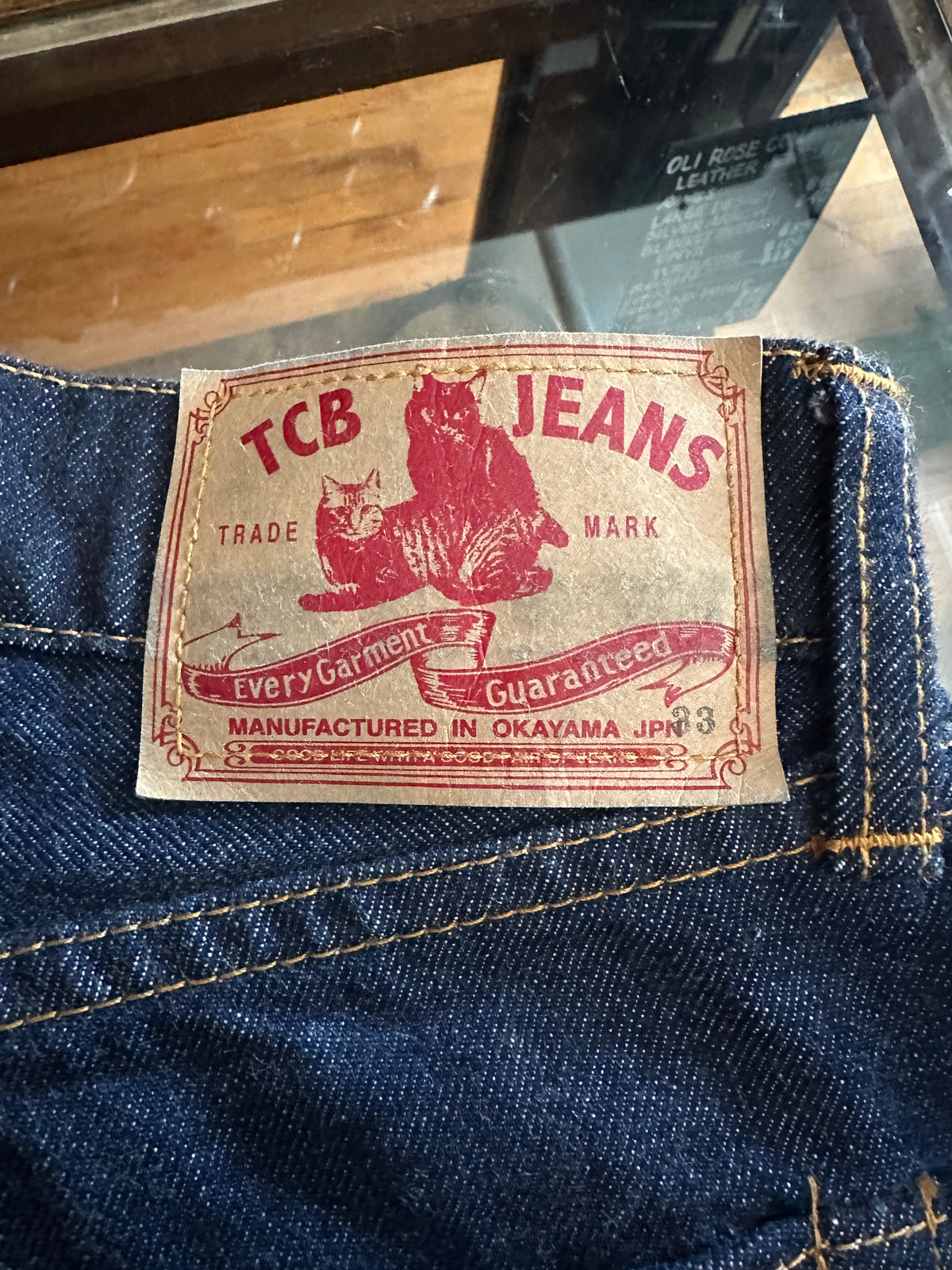 TCB JEANS 濃紺 505タイプ 33 Gently Used TCB 505 Jeans - Indigo - 33 | Dant