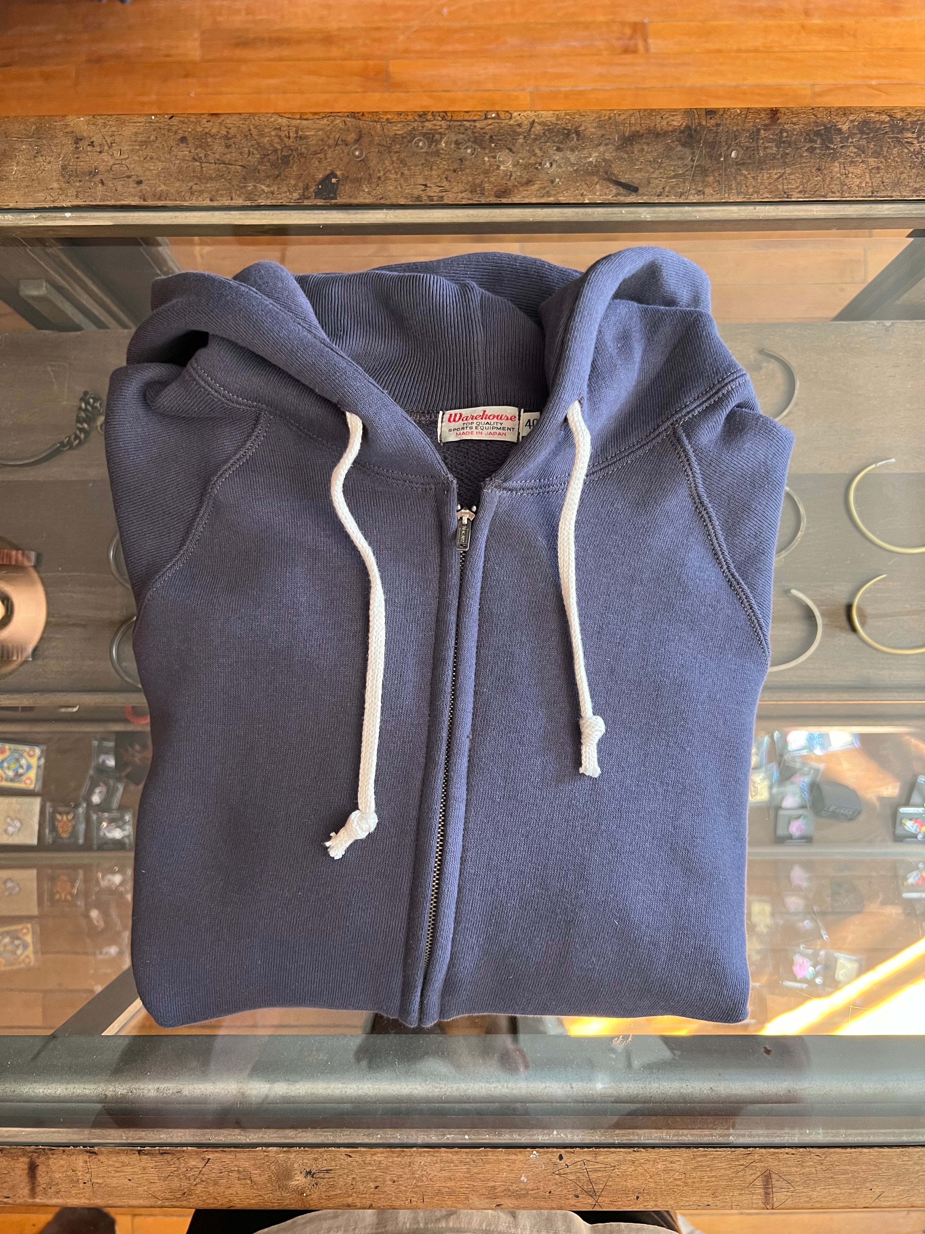 Gently Used Warehouse & Co. Loopwheel Full-Zip Hoodie - Eggplant - 40
