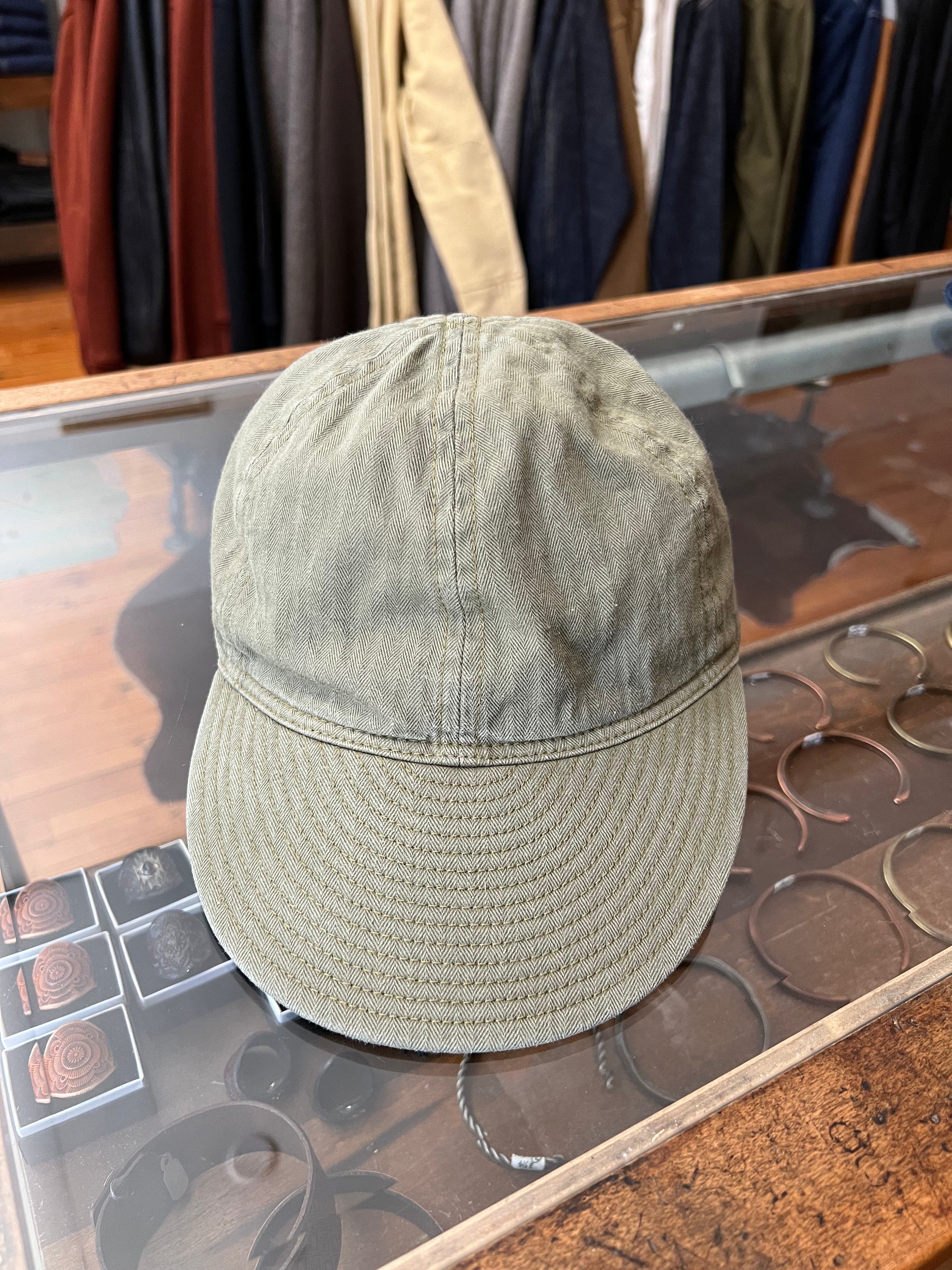 Gently Used Buzz Rickson's Mechanic Cap - Green