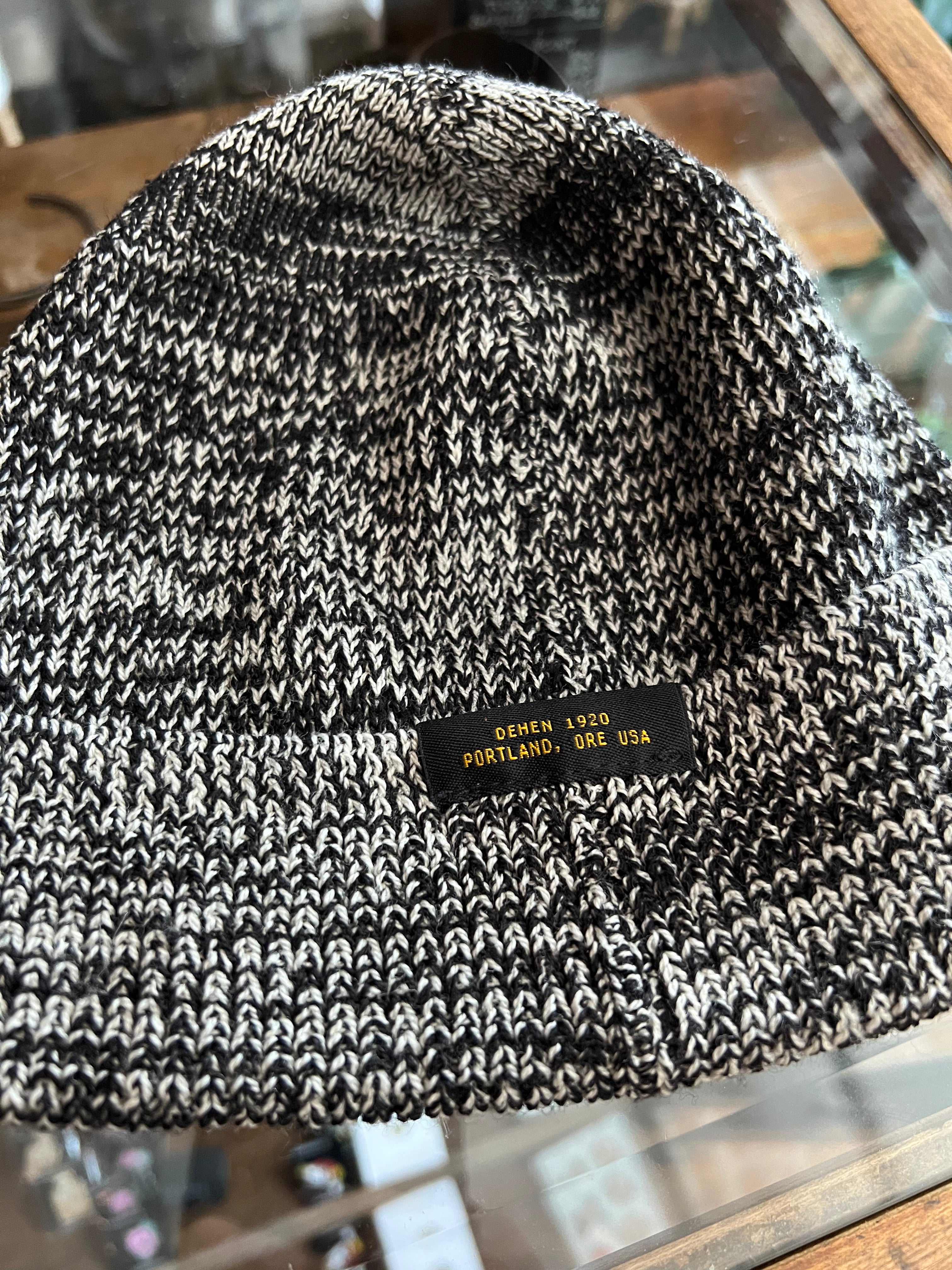 Gently Used Dehen Wool Knit Watch Cap - Black/Natural