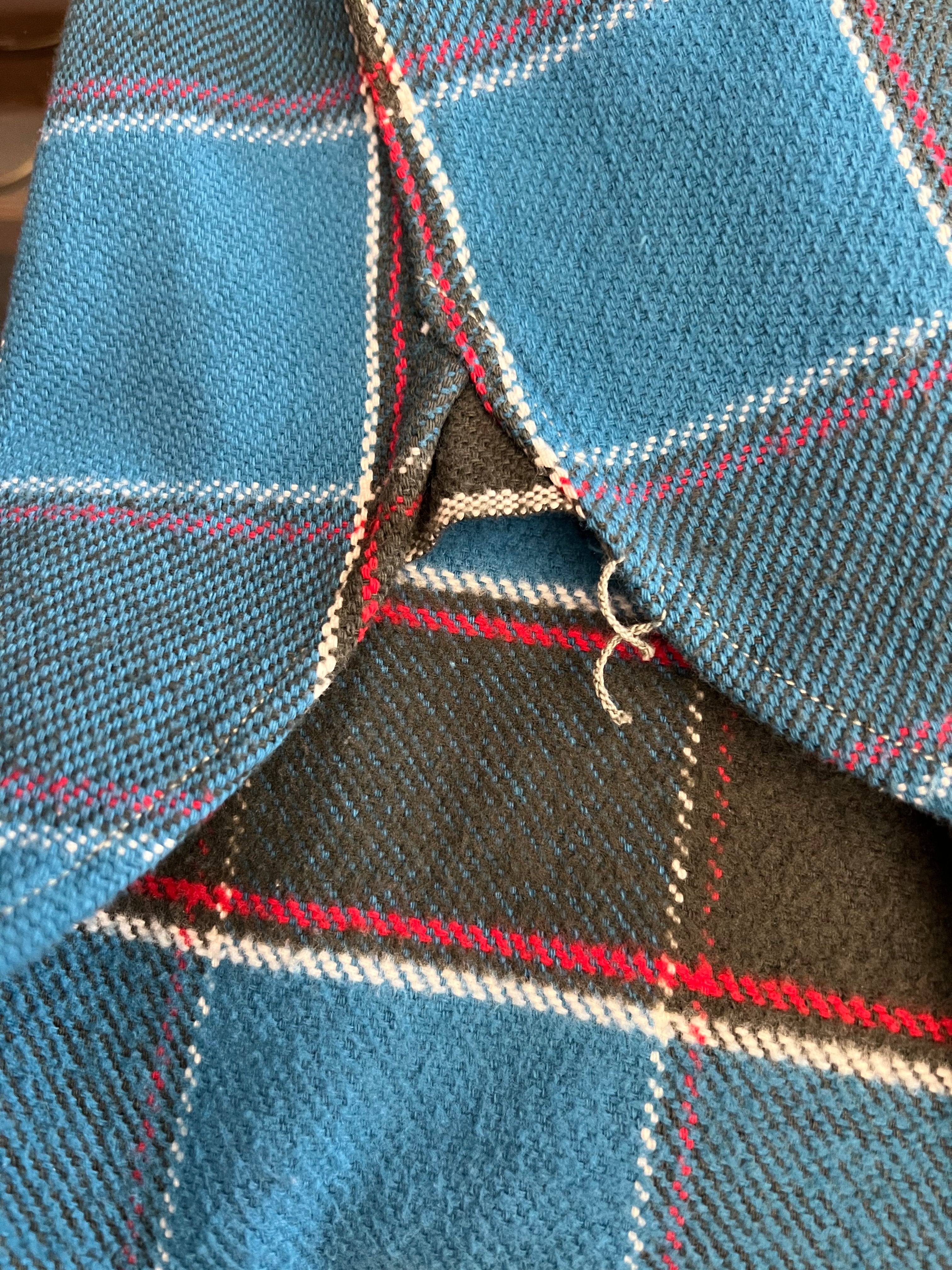 Gently Used Warehouse & Co. Lot 3104 Flannel - Large - Blue