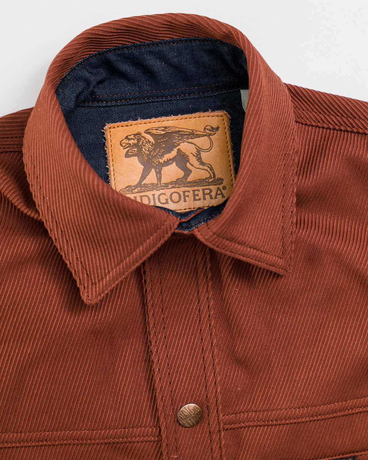 Fargo Shirt Cotton Kersey - Rust