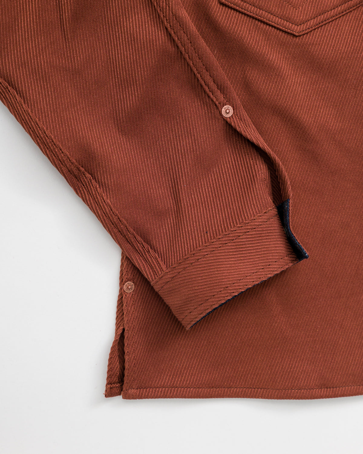 Fargo Shirt Cotton Kersey - Rust