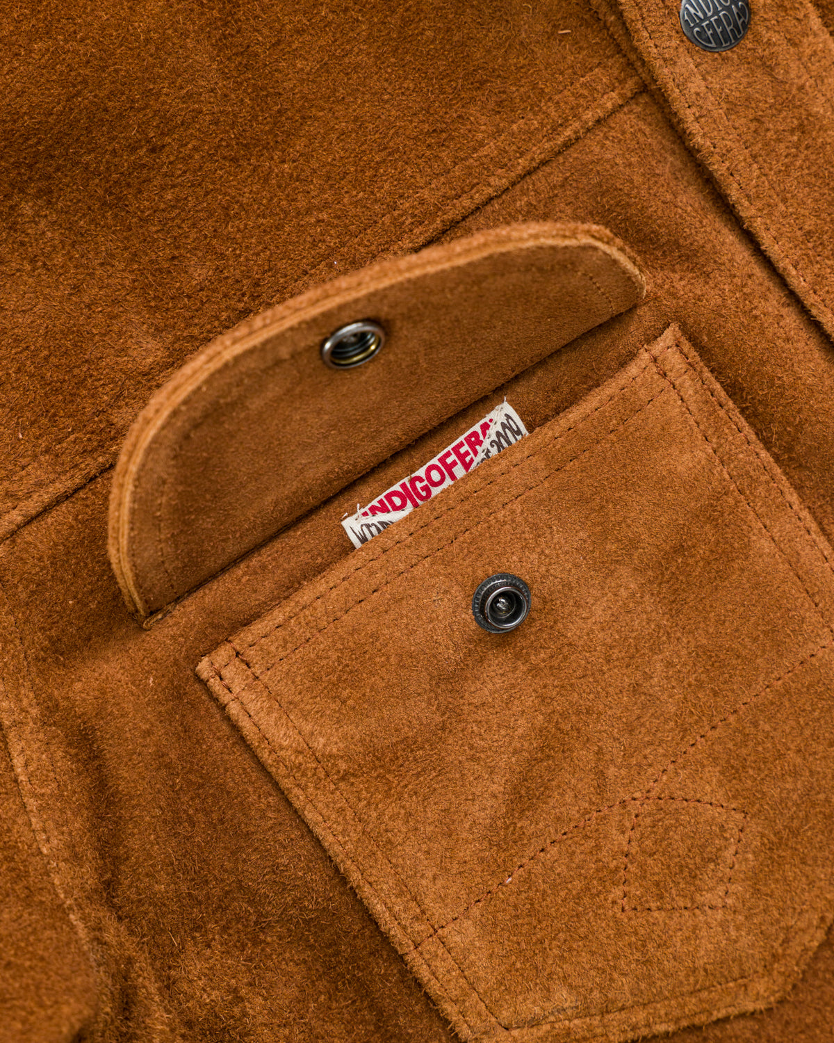 Fargo Trucker Jacket Leather - Cognac
