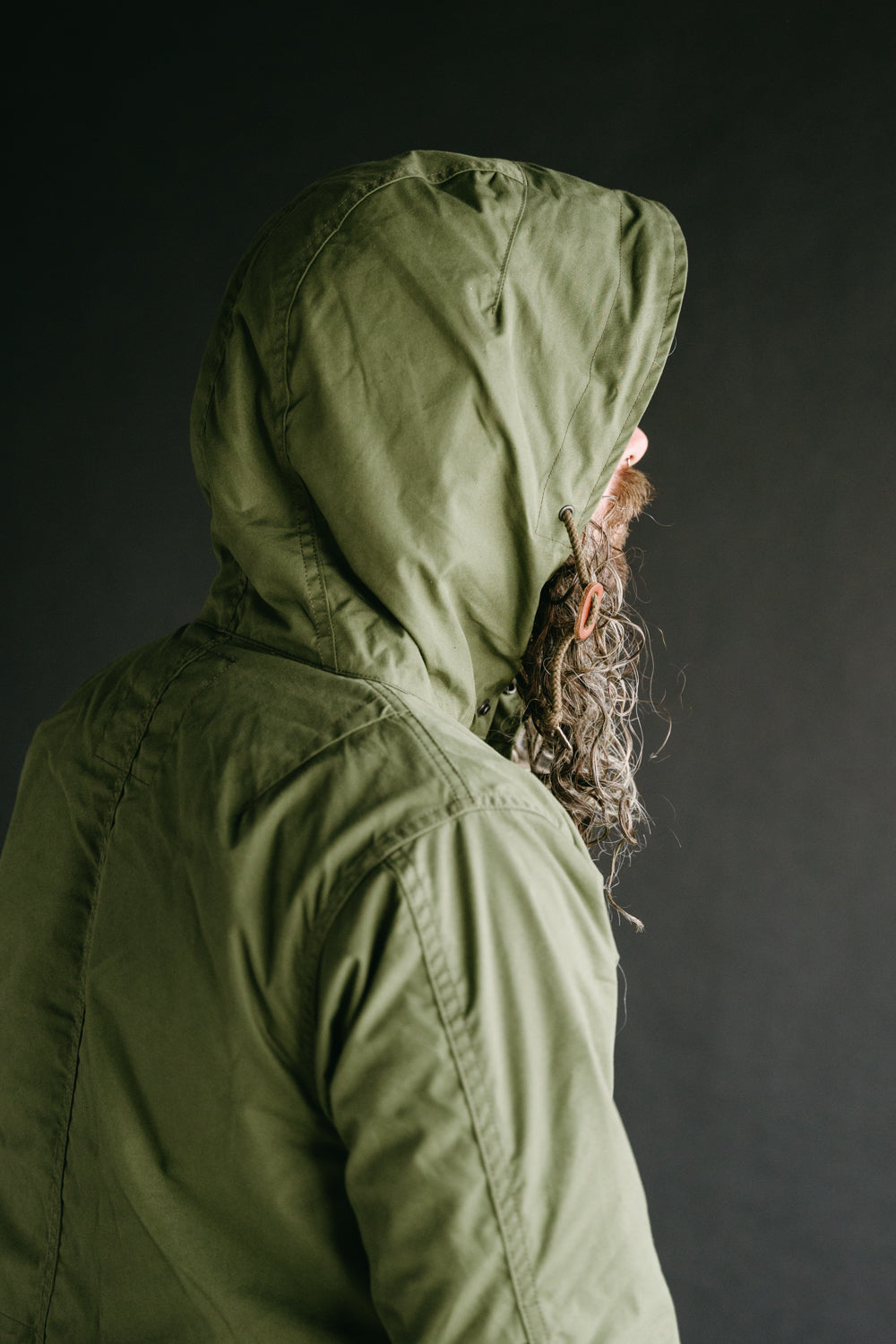 IHM-38-OLV - 5oz Quilted Lining M-51 Type Field Coat - Olive