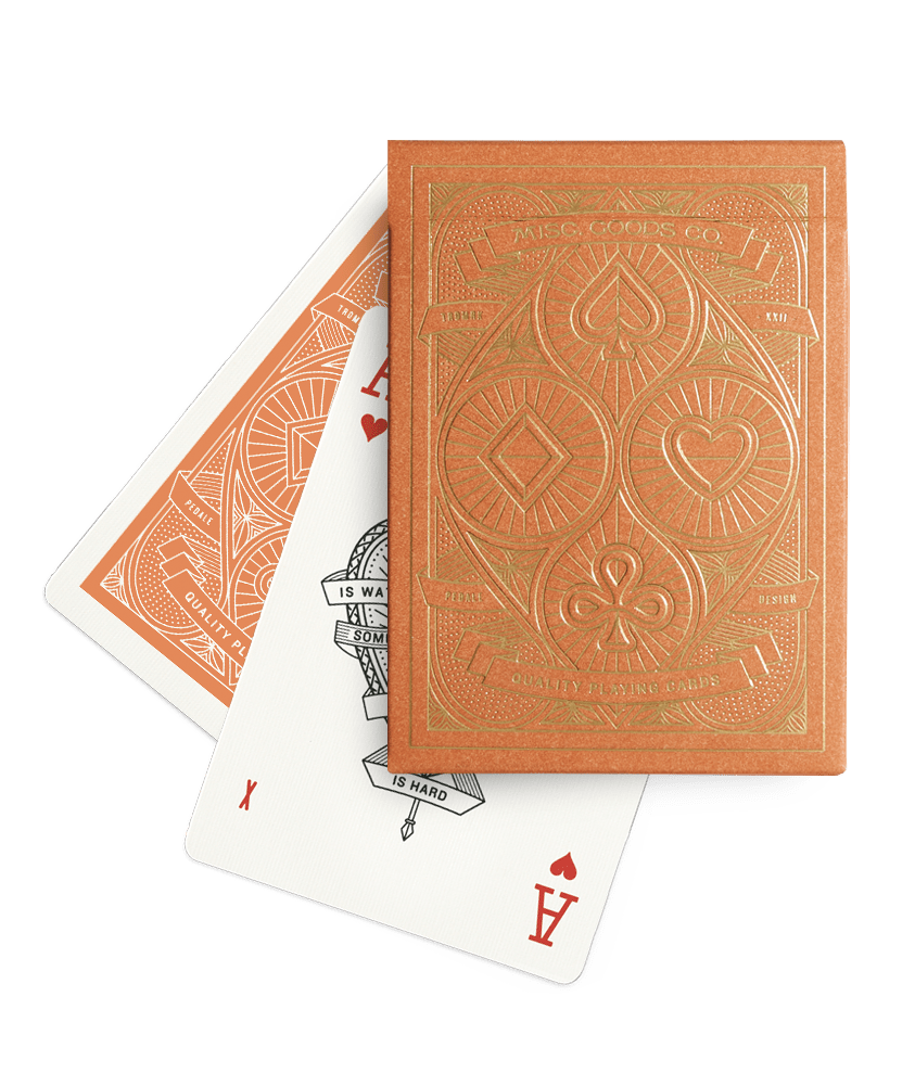 Sandstone Deck of Playing Cards