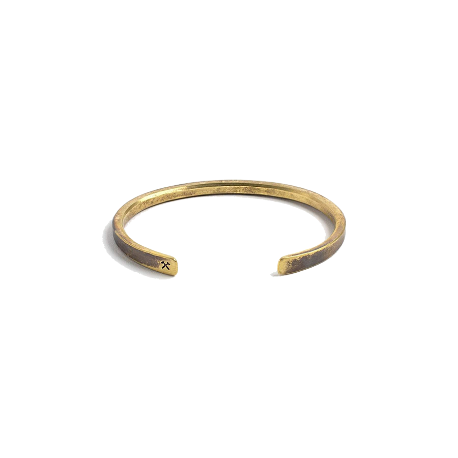 The Classic Cuff - Work Patina - Brass