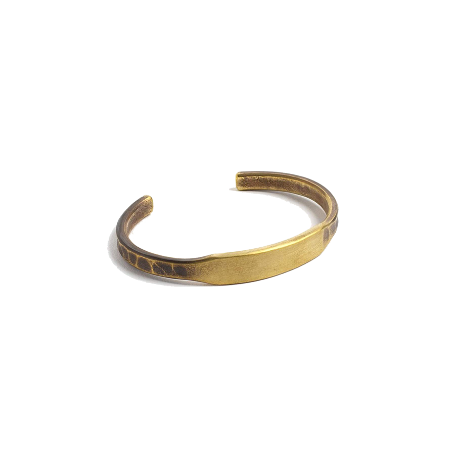 The ID Cuff - Work Patina - Brass