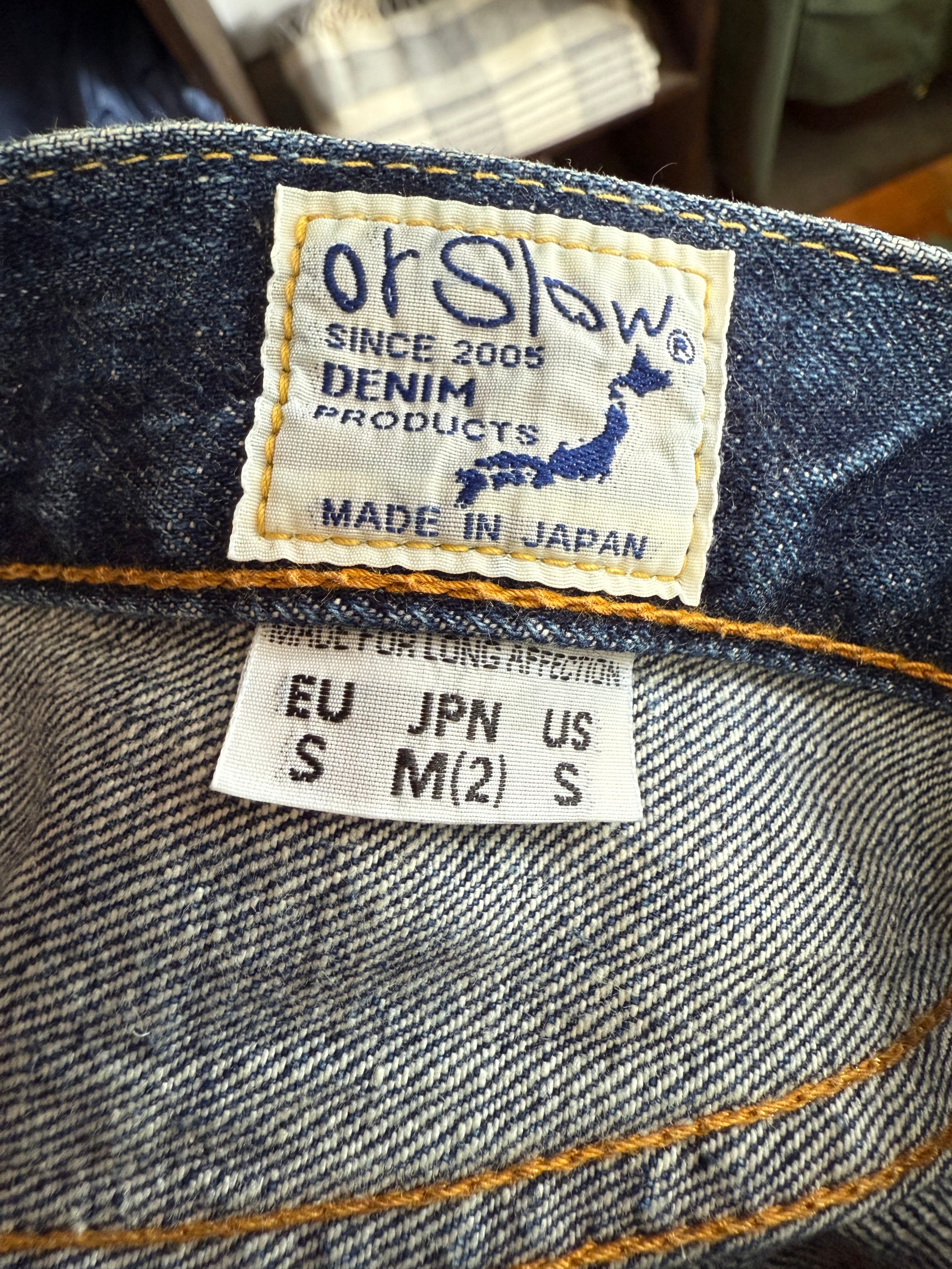 Gently Used orSlow 105 Jeans - 2 Year Darker Wash - Size 2