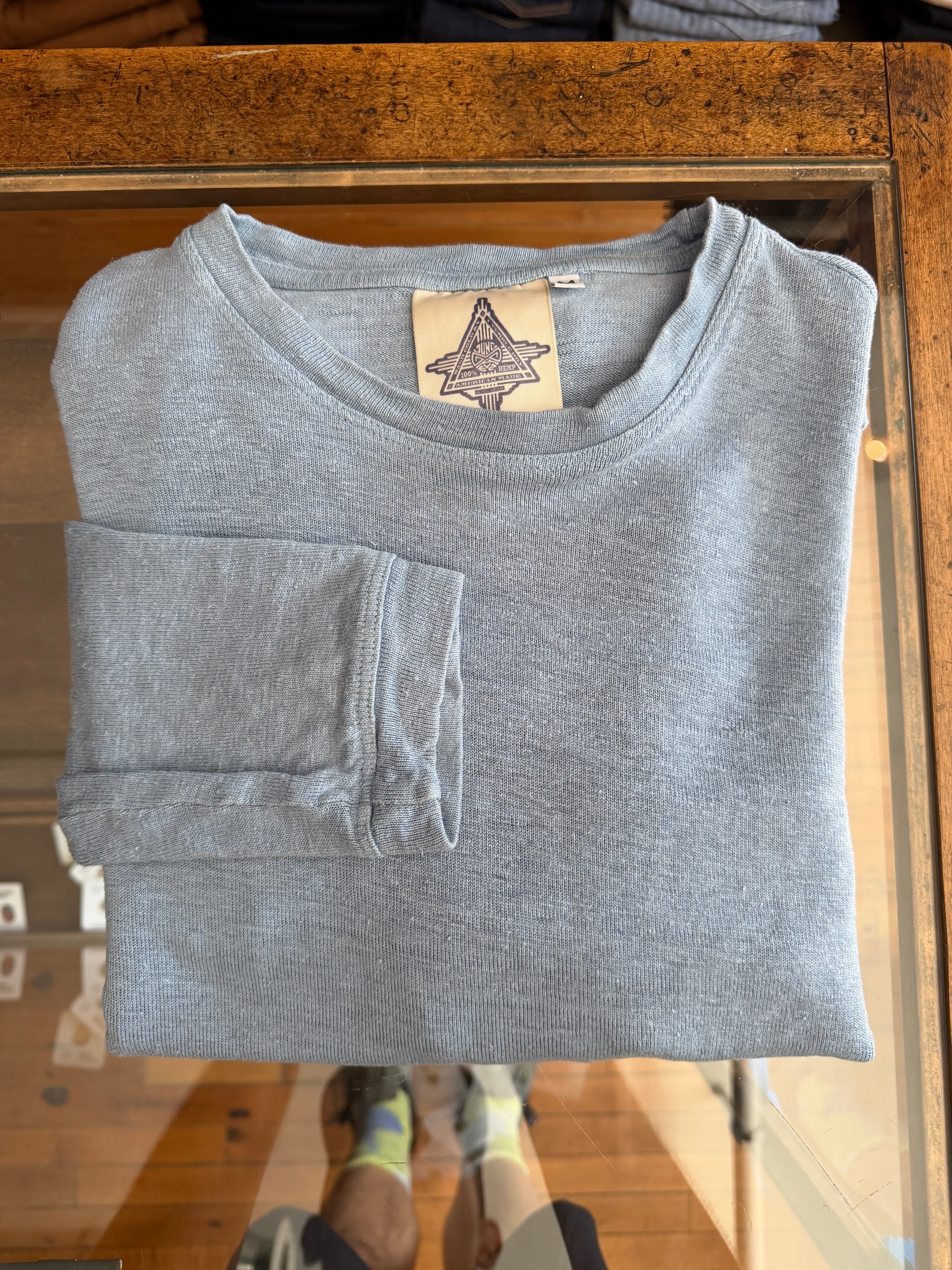 Gently Used Jungmaven Mana 10 LS - Blue - Medium