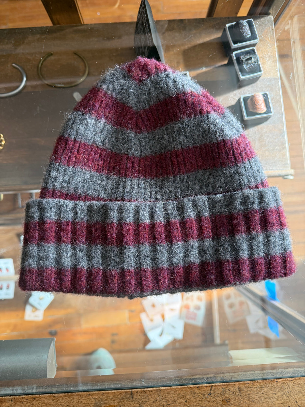 Gently Used Howlin' Wool Hats - 3 Pack - Green, Tan, Burgundy/Gray Str ...