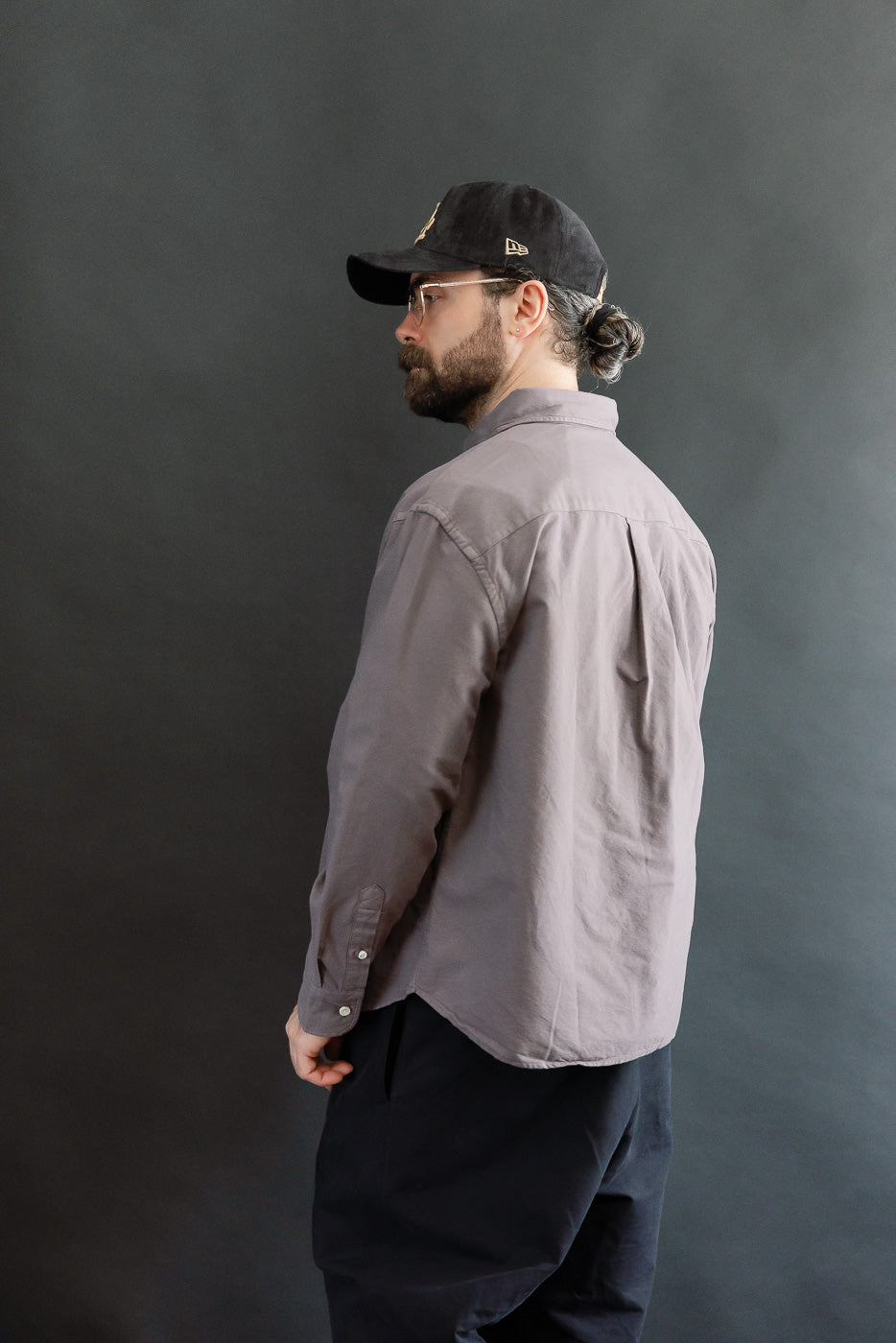 Big Oxford Cotton - Dusty Purple