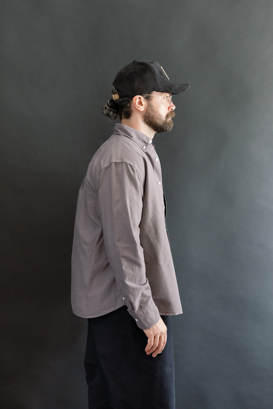 Big Oxford Cotton - Dusty Purple