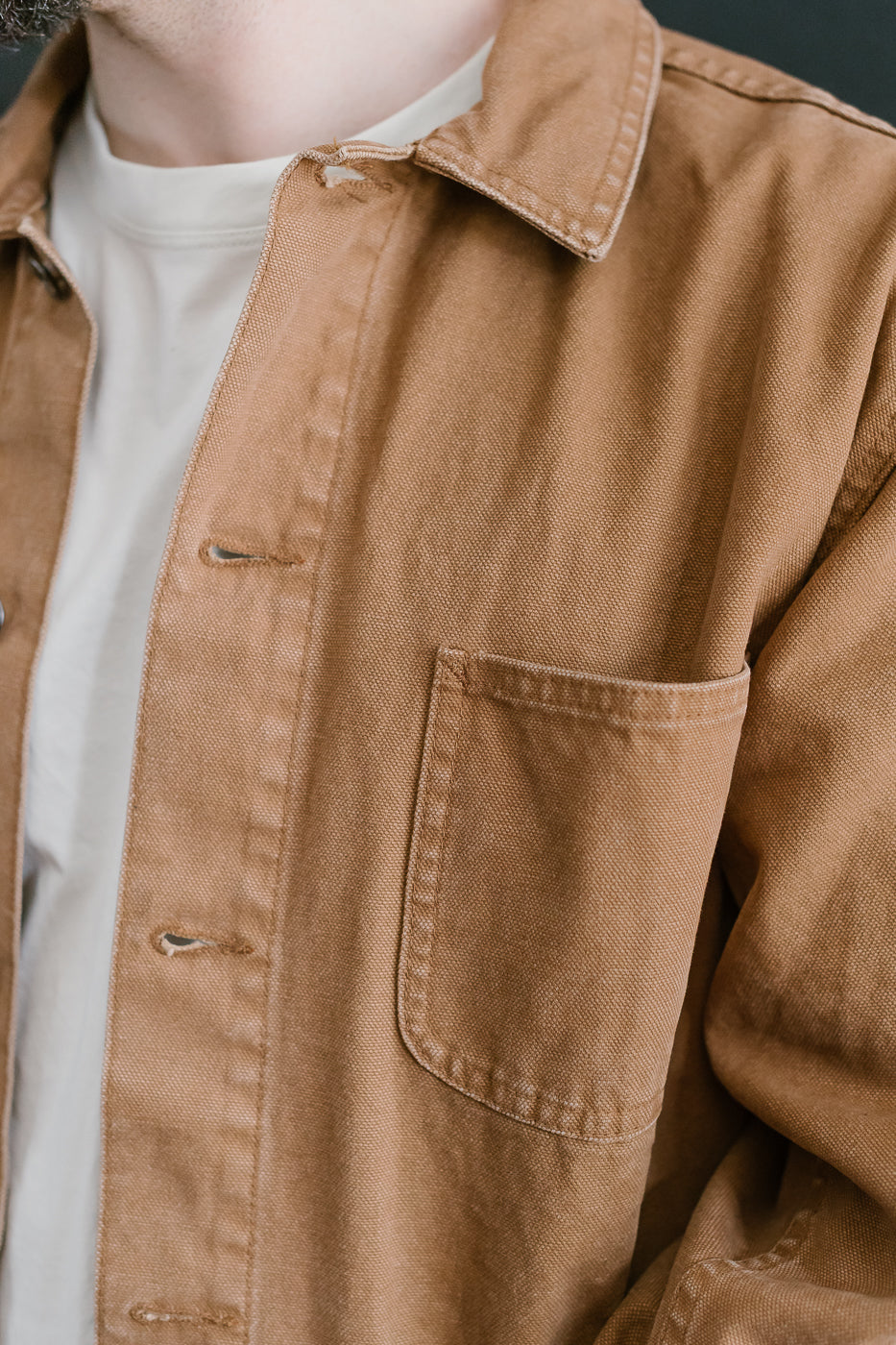 Chore Jacket Stonewash Canvas - Rust