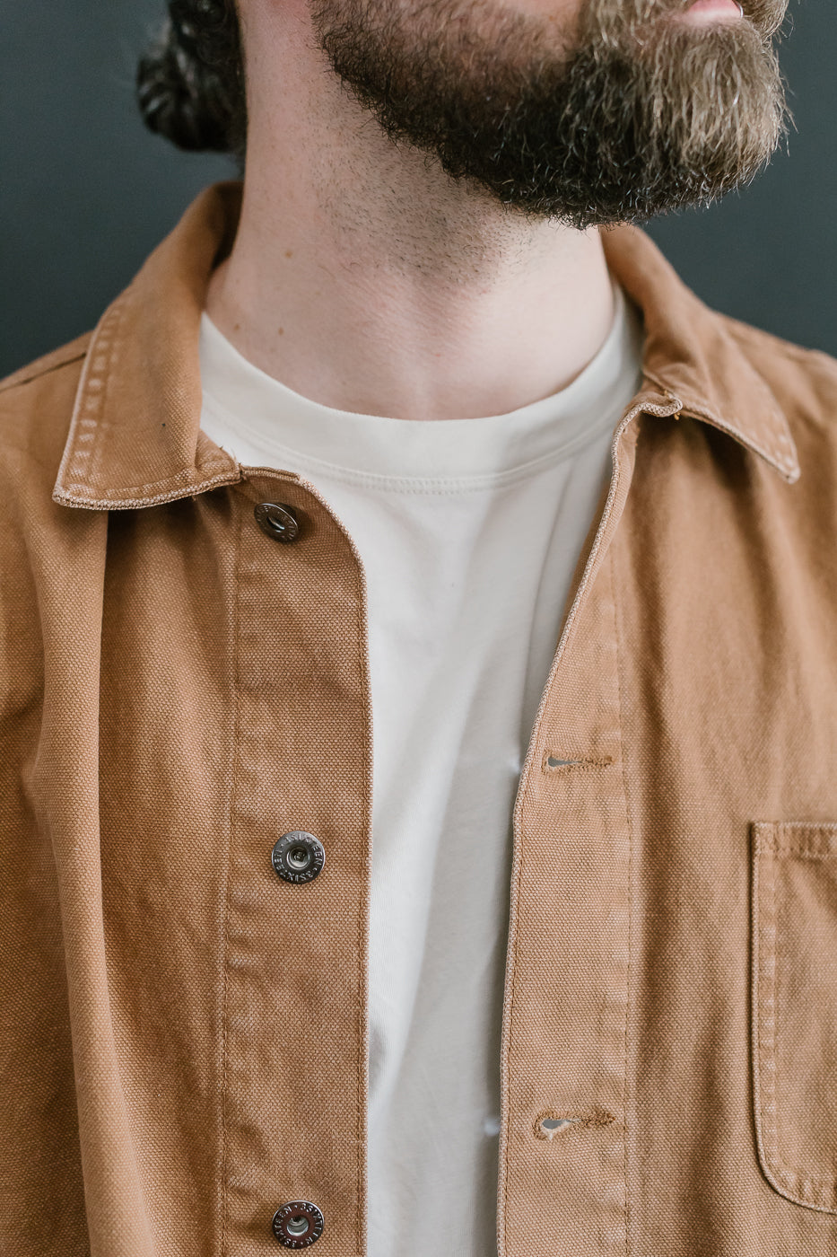 Chore Jacket Stonewash Canvas - Rust