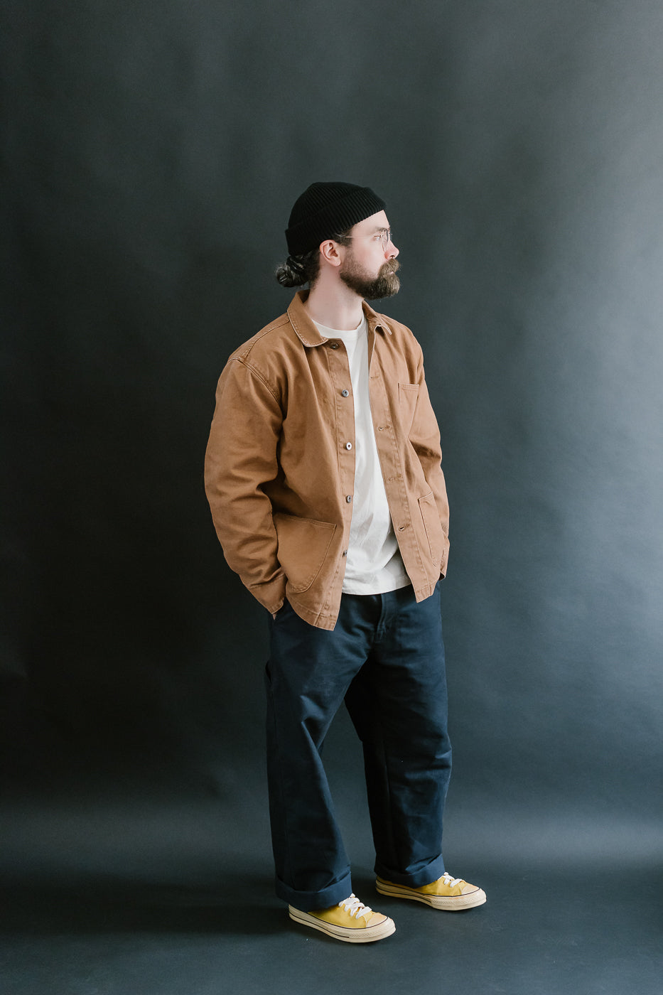 Chore Jacket Stonewash Canvas - Rust
