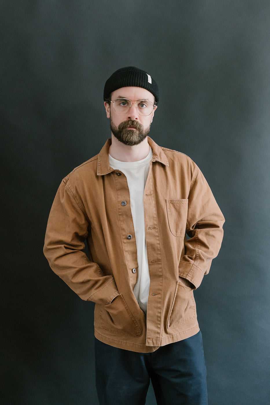 Chore Jacket Stonewash Canvas - Rust