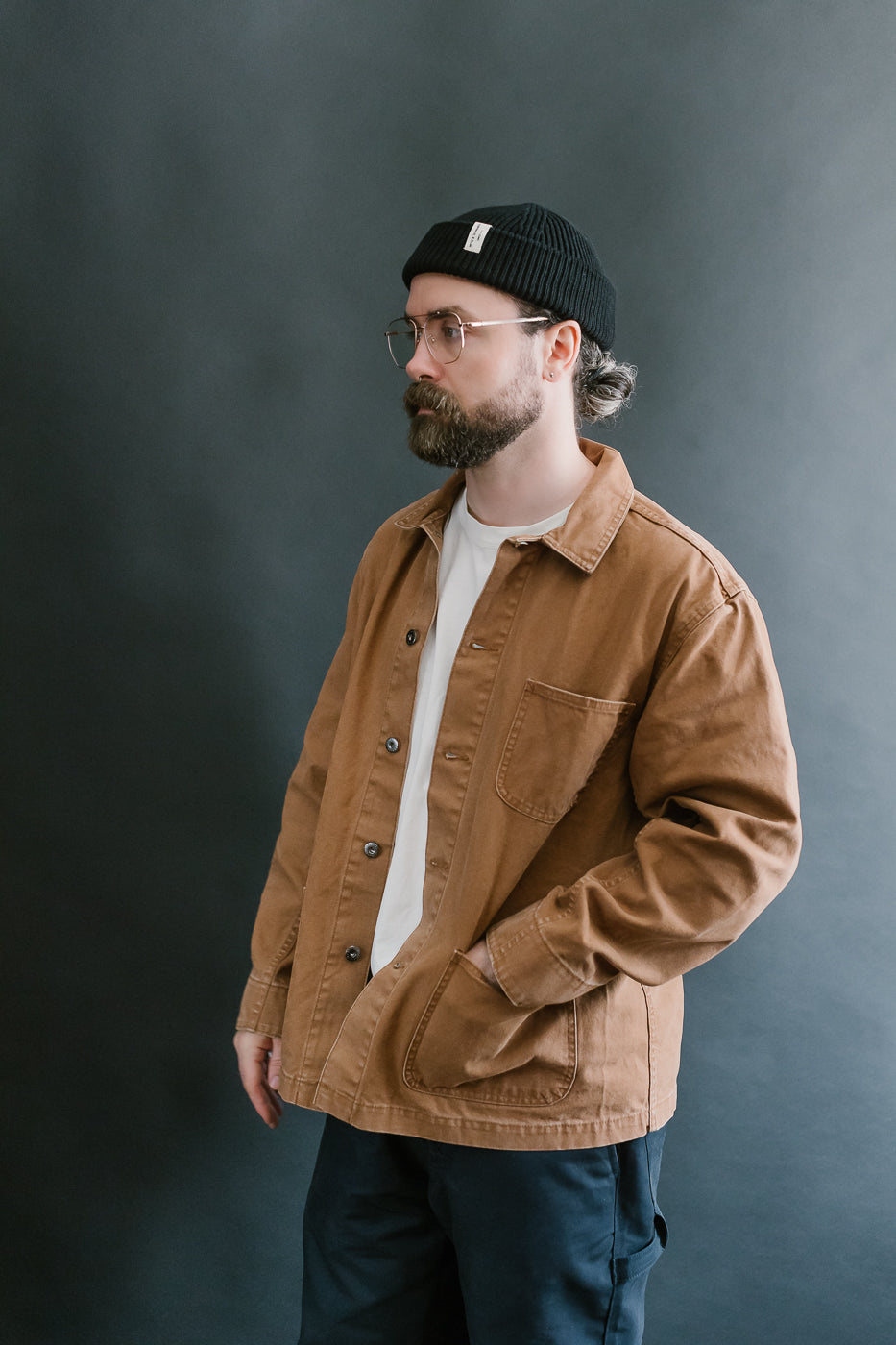 Chore Jacket Stonewash Canvas - Rust