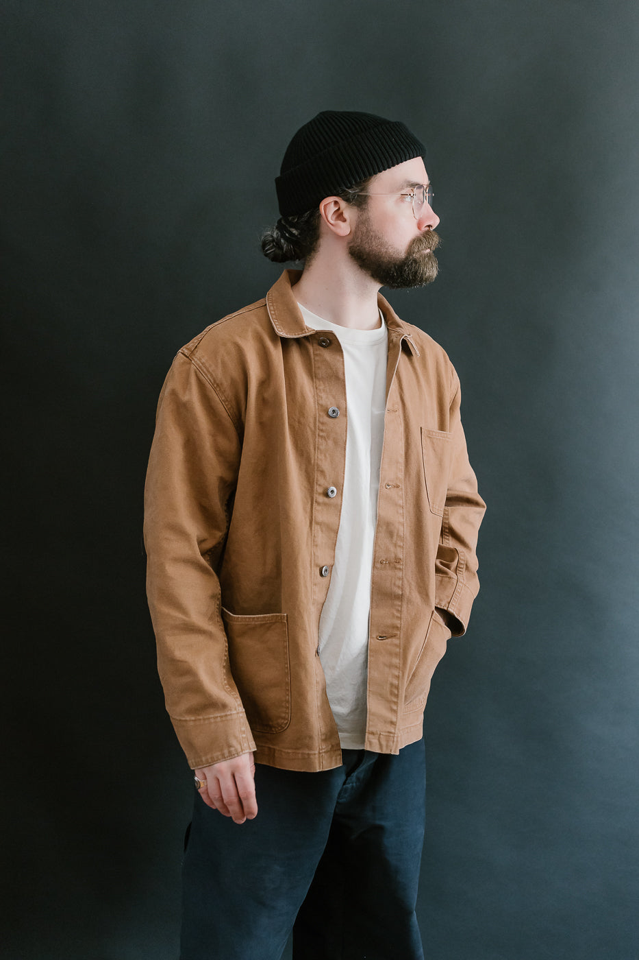 Chore Jacket Stonewash Canvas - Rust