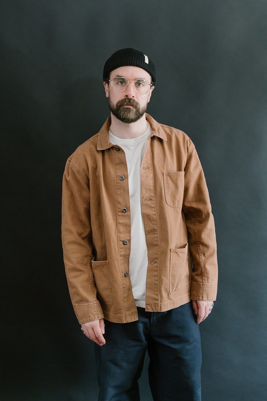 Chore Jacket Stonewash Canvas - Rust