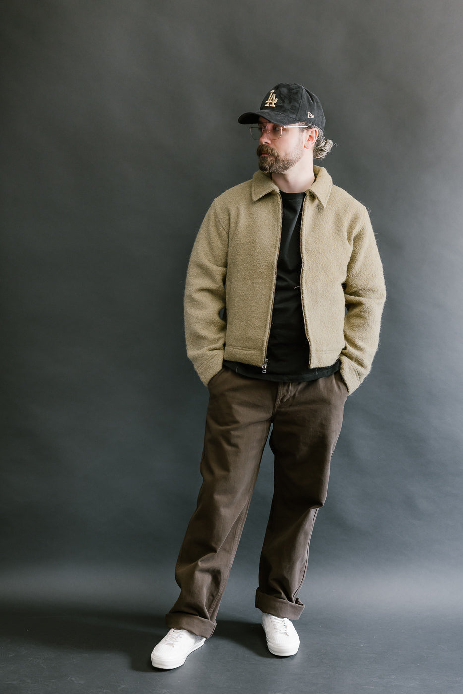 Club Jacket Bouclé - Wheat