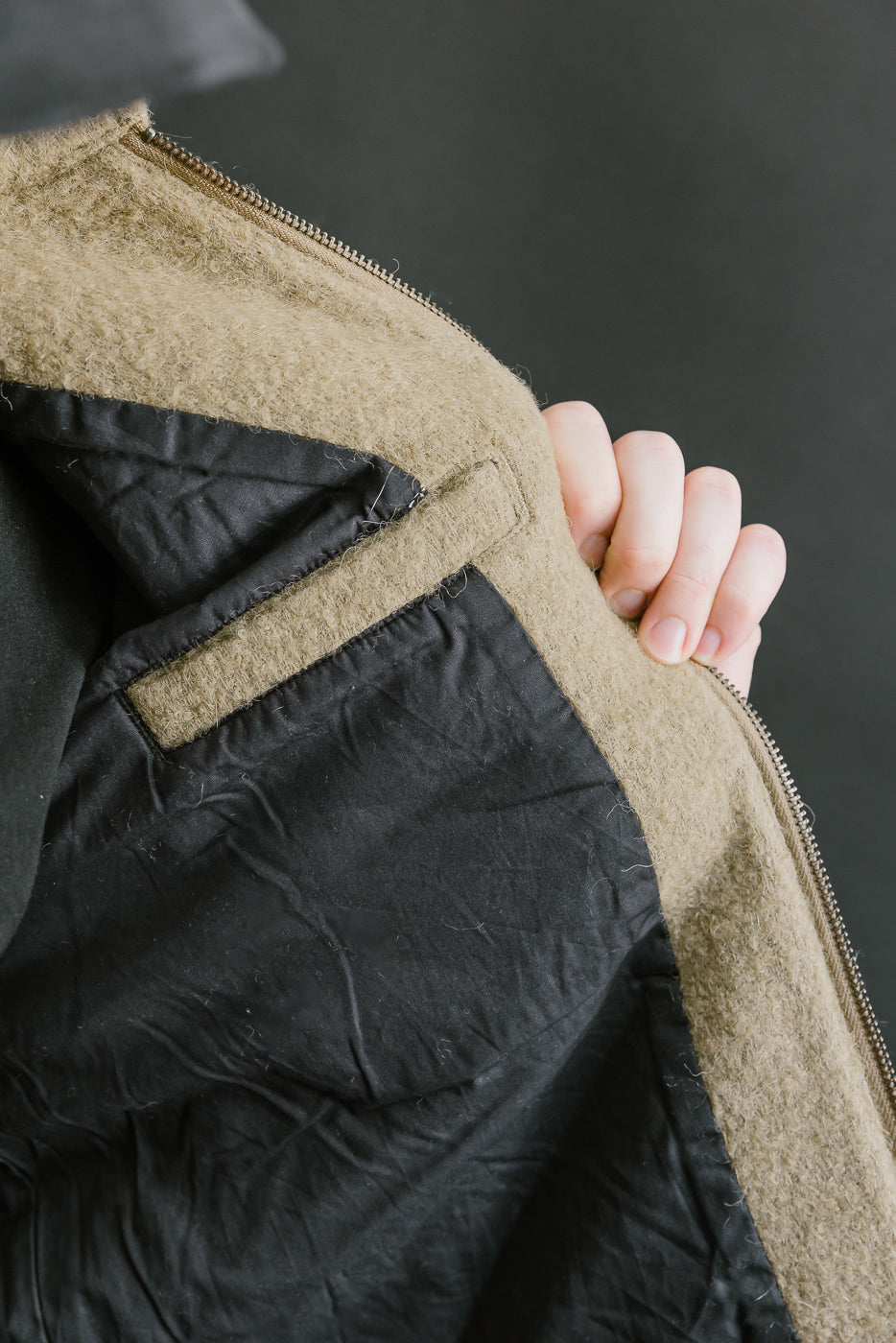 Club Jacket Bouclé - Wheat