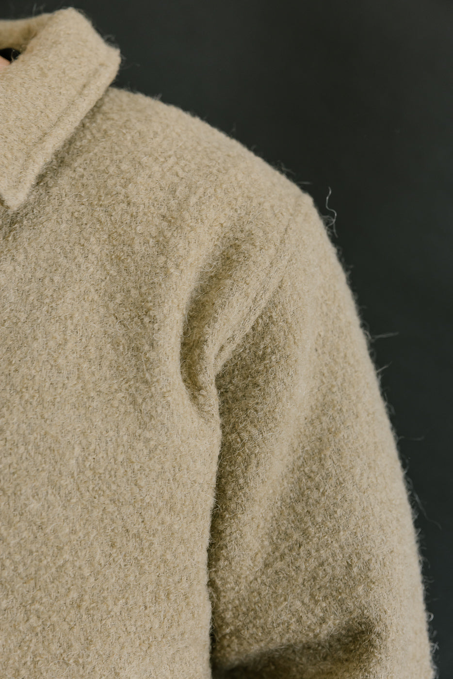 Club Jacket Bouclé - Wheat