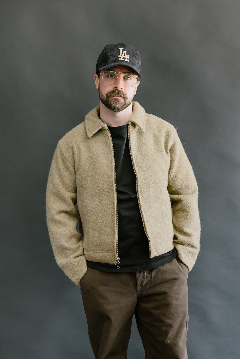 Club Jacket Bouclé - Wheat
