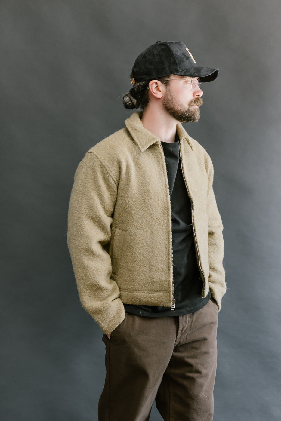Club Jacket Bouclé - Wheat