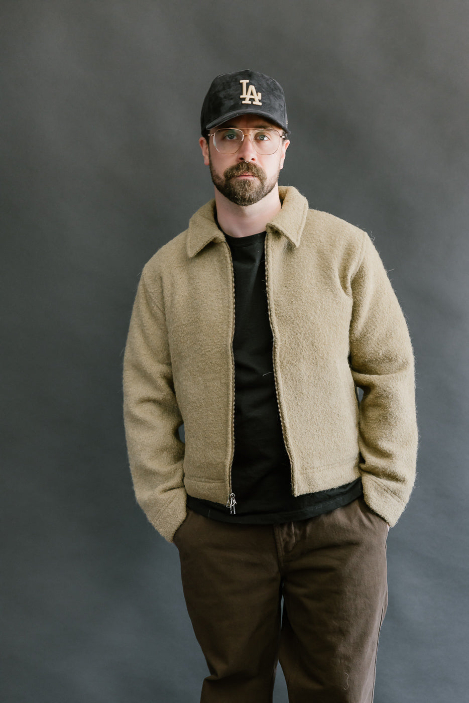 Club Jacket Bouclé - Wheat