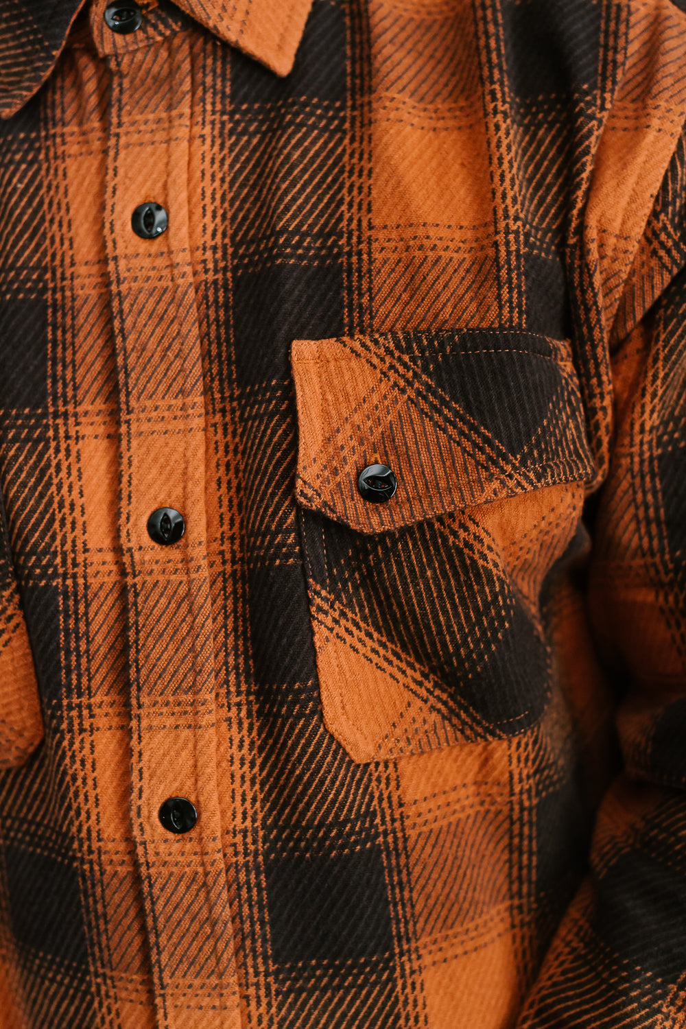Crosscut Flannel - Rust Twill Plaid